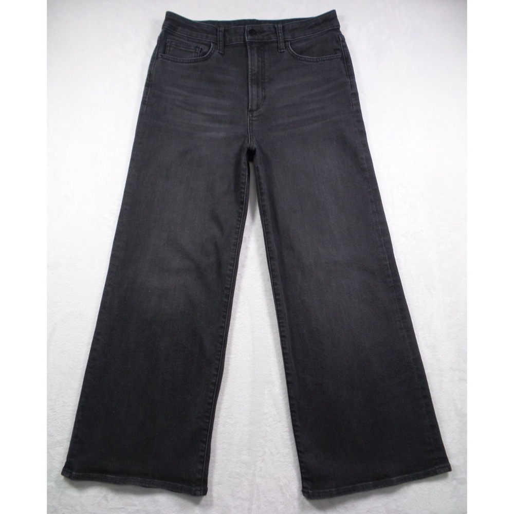 Joes Jeans Womens Size 28 Gray The Wide Leg Ankle Kacey Stretch Relax Comfort